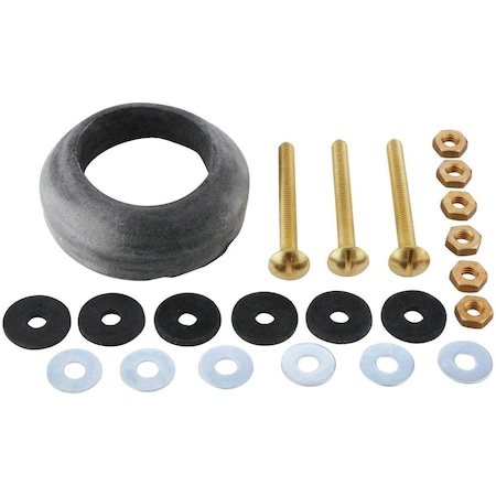 All-Source 5/16 In. x 3 In. Brass, Sponge Rubber Tank Bolts 072055